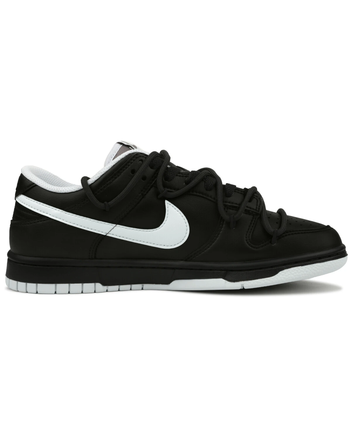 Nike Dunk Low unisex кроссовки черные износостойкие картинка