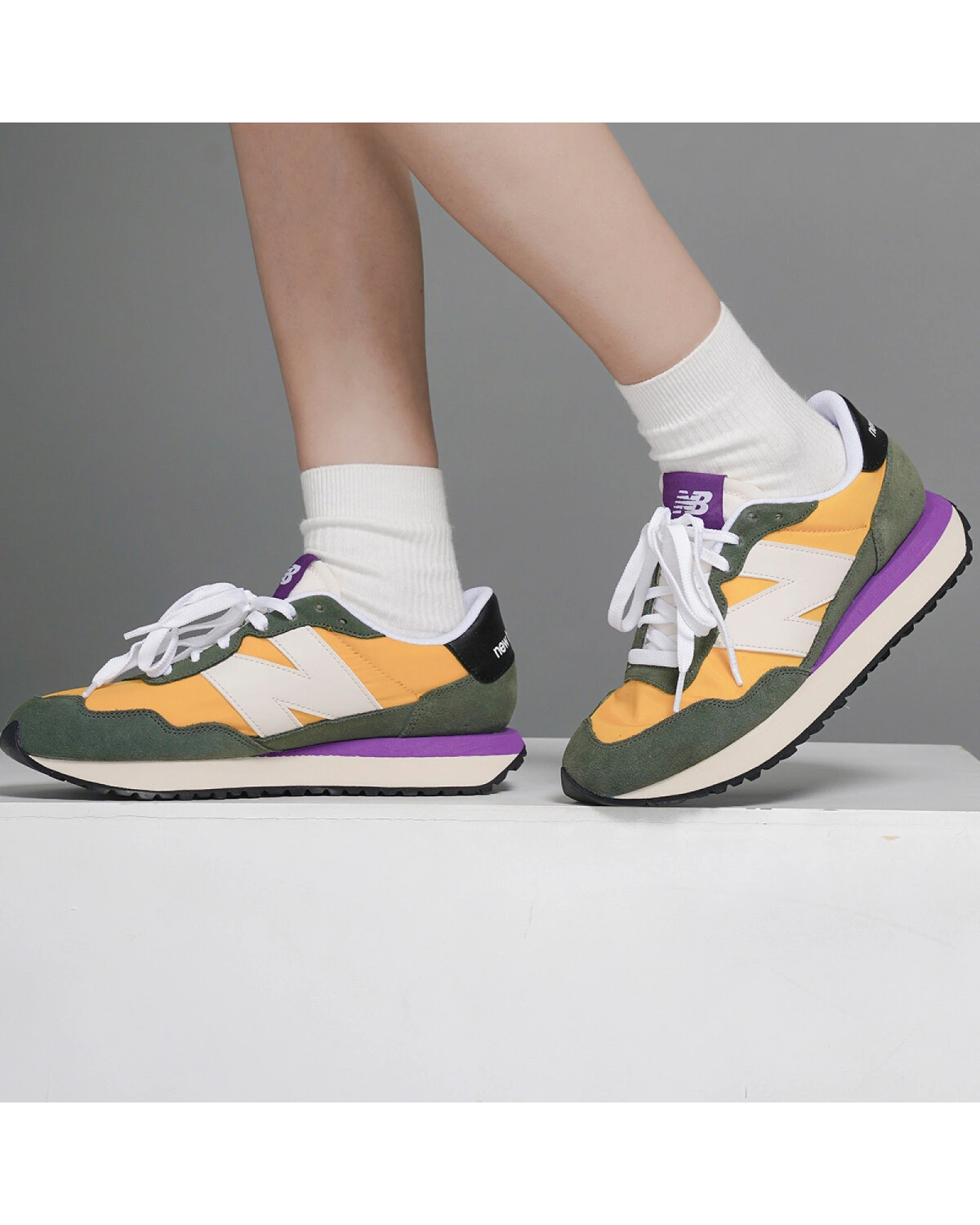 New Balance 237 женские повседневные кроссовки многоцветные картинка
