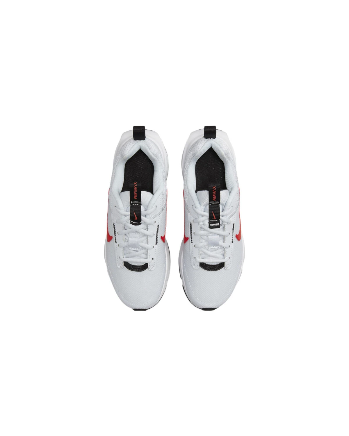 Nike Air Max INTRLK Lite детские кроссовки серо-красные с амортизацией картинка