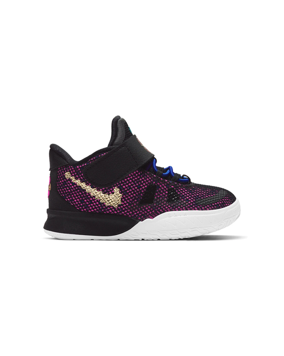 Nike Kyrie 7 CNY детские кроссовки черно-фиолетово-золотые картинка