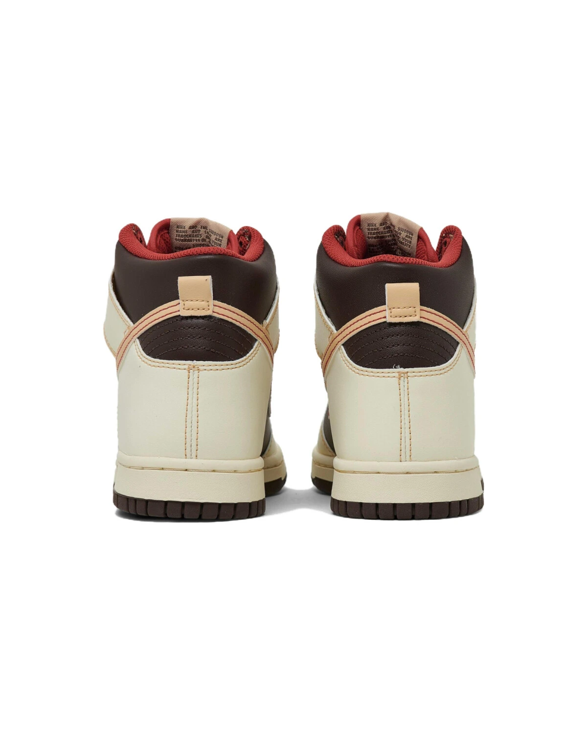 Nike Dunk детские повседневные кеды высокие бежевые картинка