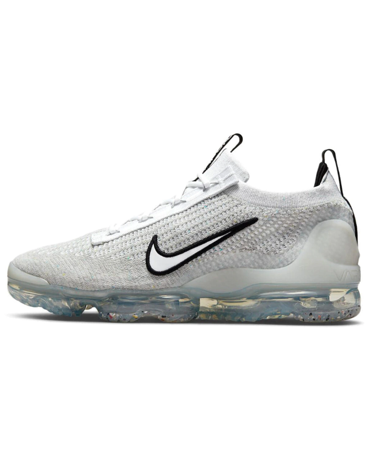 Nike VaporMax 2021 унисекс кроссовки текстильные белые с амортизацией картинка