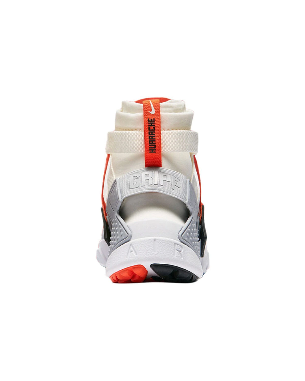 Nike Air Huarache unisex кроссовки высокие бело-оранжевые для бега картинка
