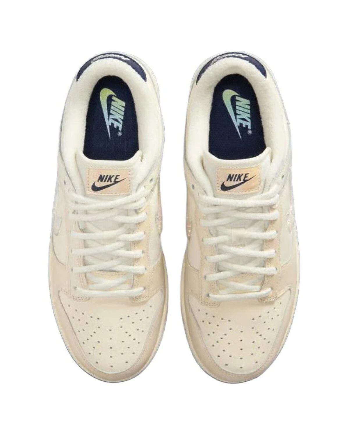 Nike Dunk Low женские кроссовки белые классические комфортные картинка