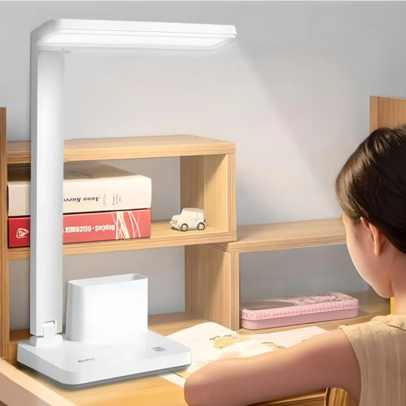 Многофункциональная настольная LED лампа картинка