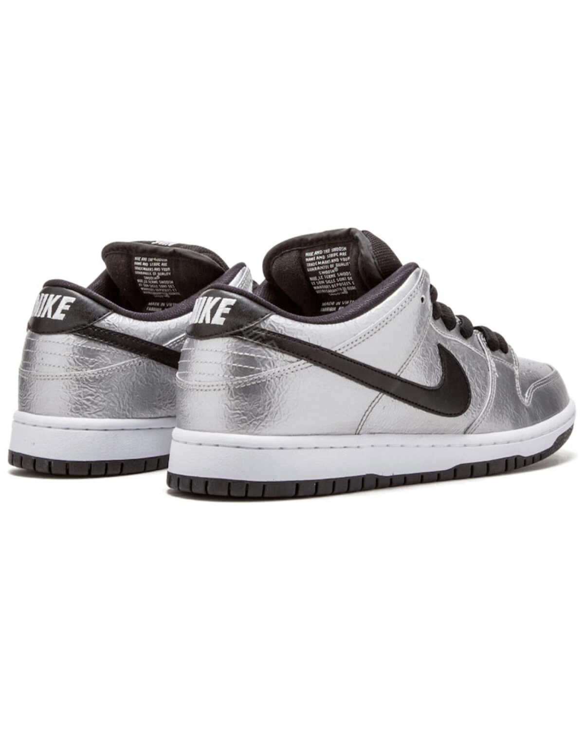 Nike Dunk SB Cold Pizza мужские кроссовки легкие серебристо-черные картинка