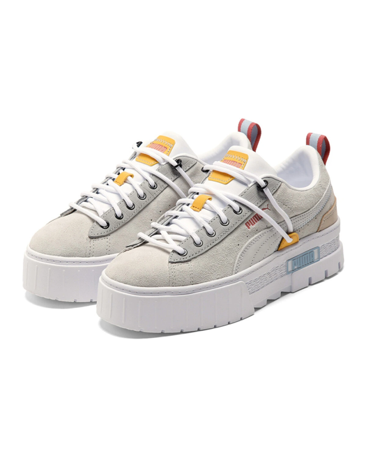 PUMA Mayze Bright Heights женские кроссовки комфортные бежевые картинка