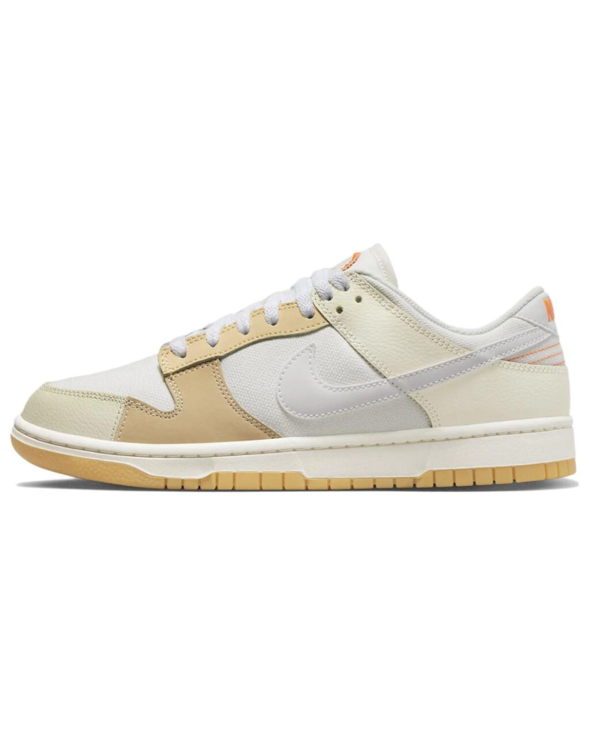 Nike Dunk кроссовки для скейтбординга бело-жёлтые картинка