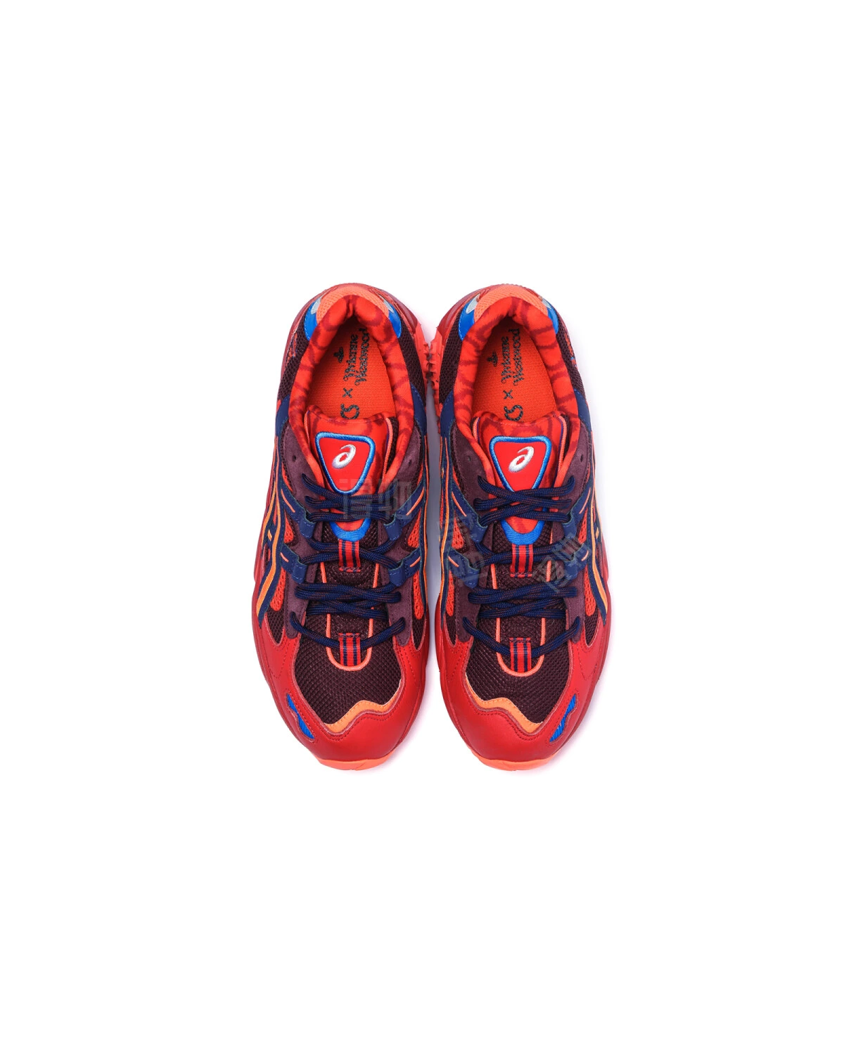Asics Gel-Kayano 5 OG повседневные кроссовки сетка и кожа красно-синие картинка