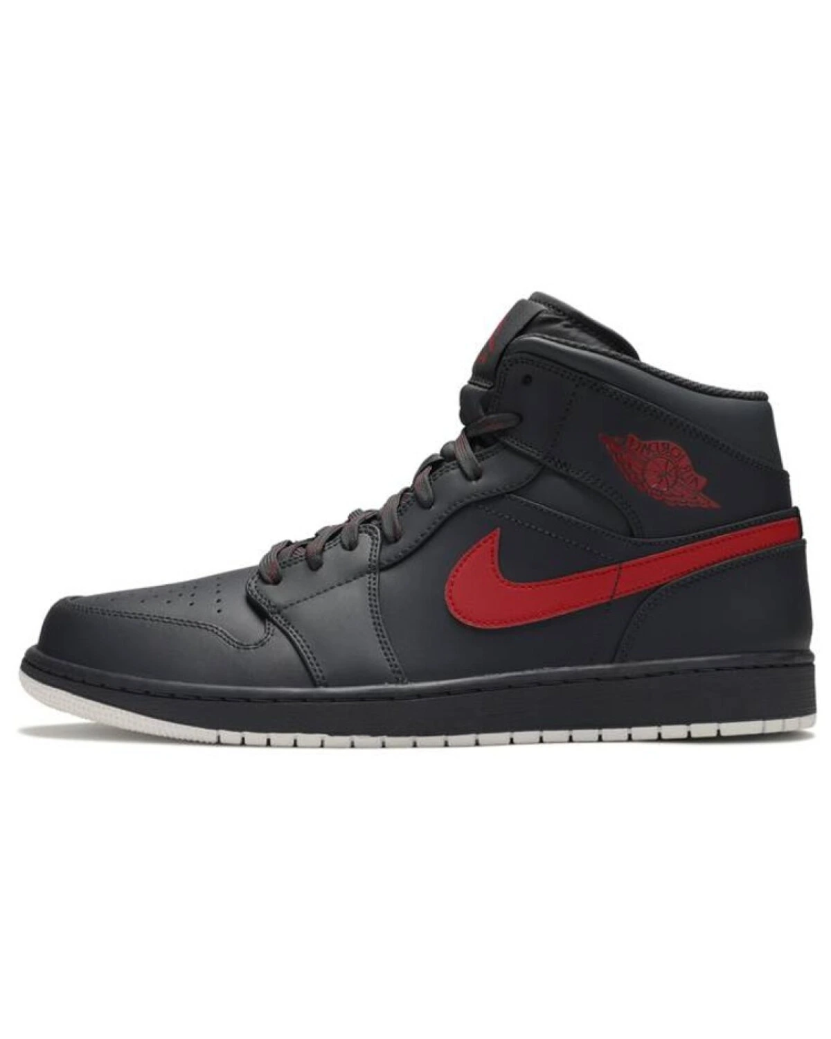 Jordan Air Jordan 1 Mid мужские кроссовки ретро черно-красные баскетбольные картинка
