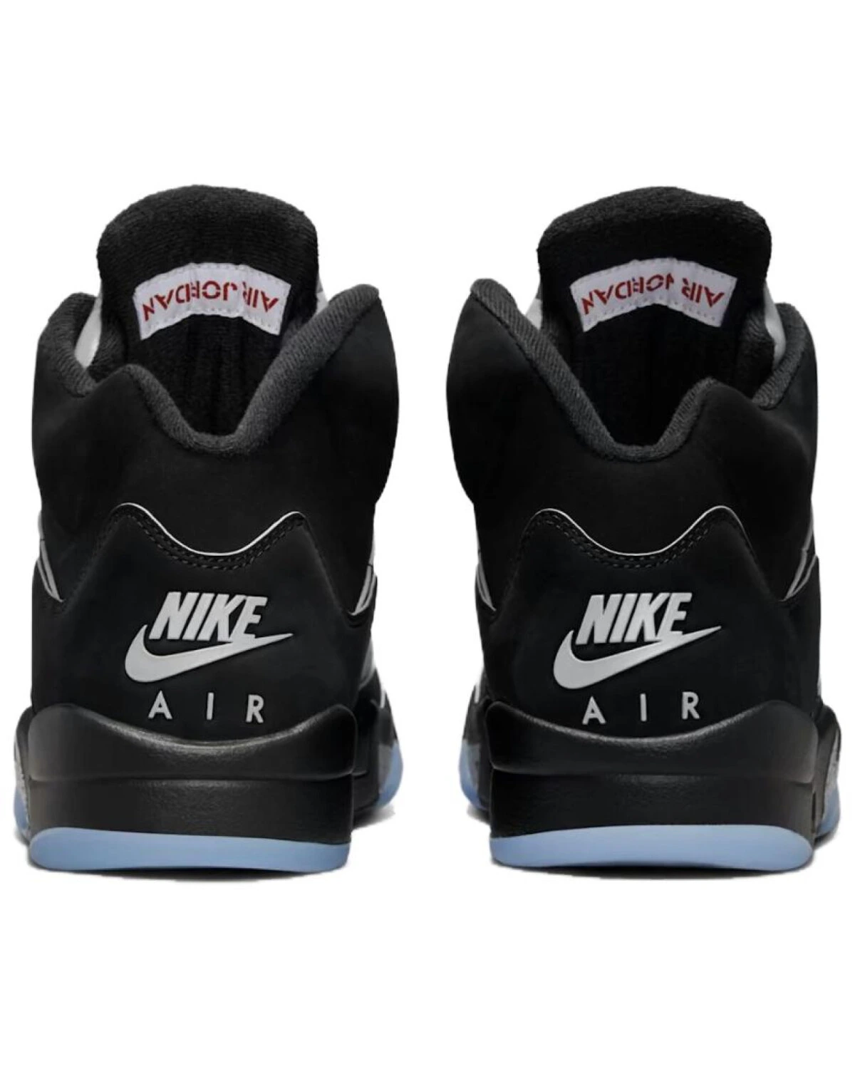 Jordan Air Jordan 5 унисекс кроссовки черные из натуральной кожи высокие картинка