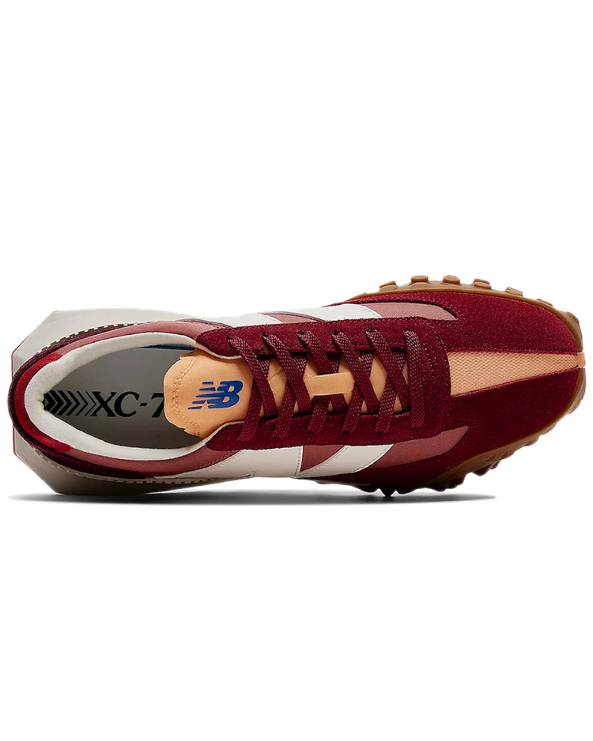 New Balance XC 72 unisex кроссовки замшевые красные картинка