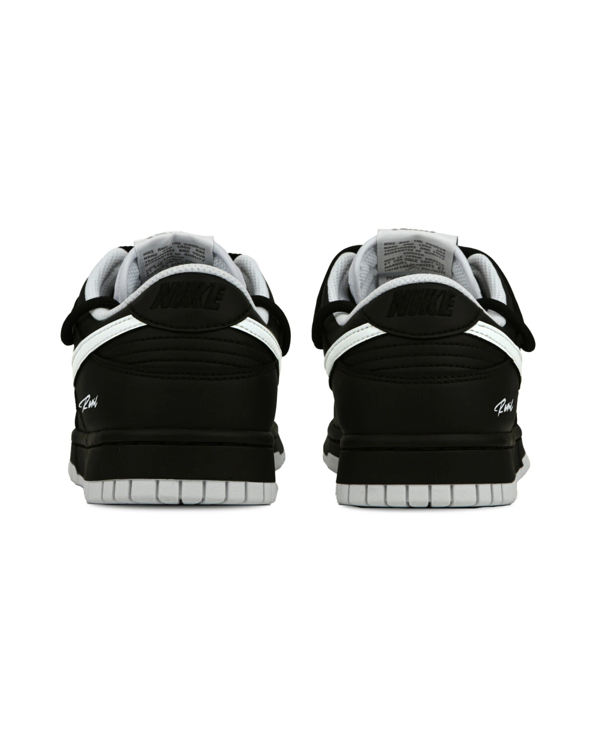 Nike Dunk Low unisex кроссовки черные износостойкие картинка