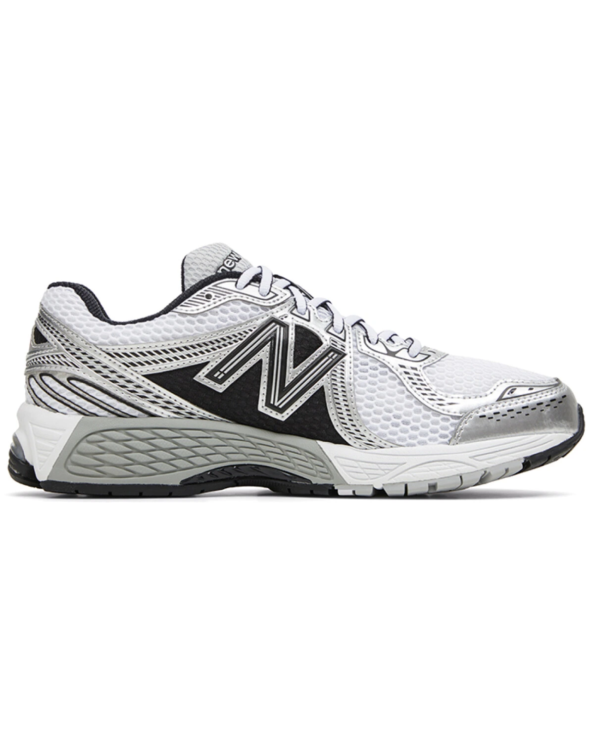 New Balance 860 v2 unisex беговые кроссовки из текстиля серебристо-черные картинка