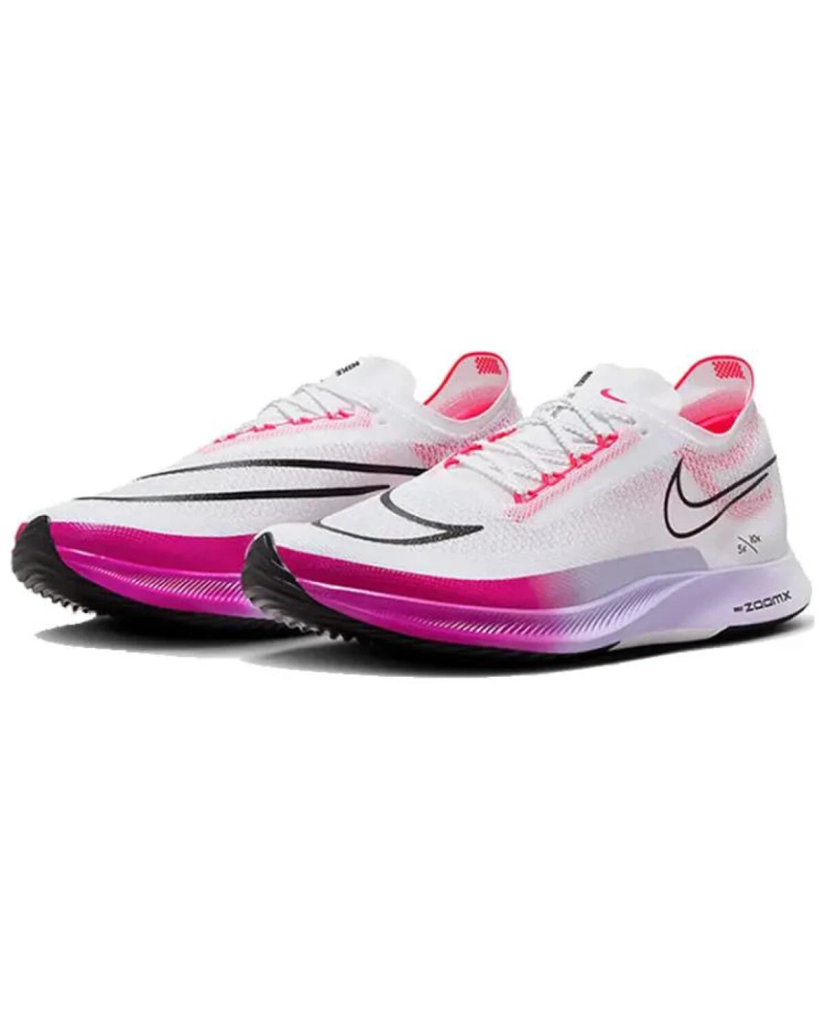 Nike StreakFly унисекс беговые кроссовки бело-розовые с амортизацией картинка