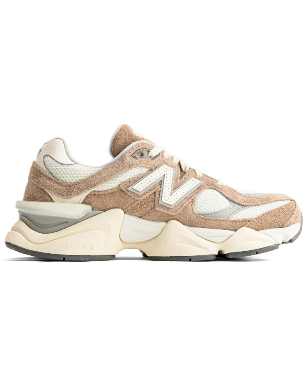 New Balance 9060 унисекс кроссовки бежевые повседневные картинка