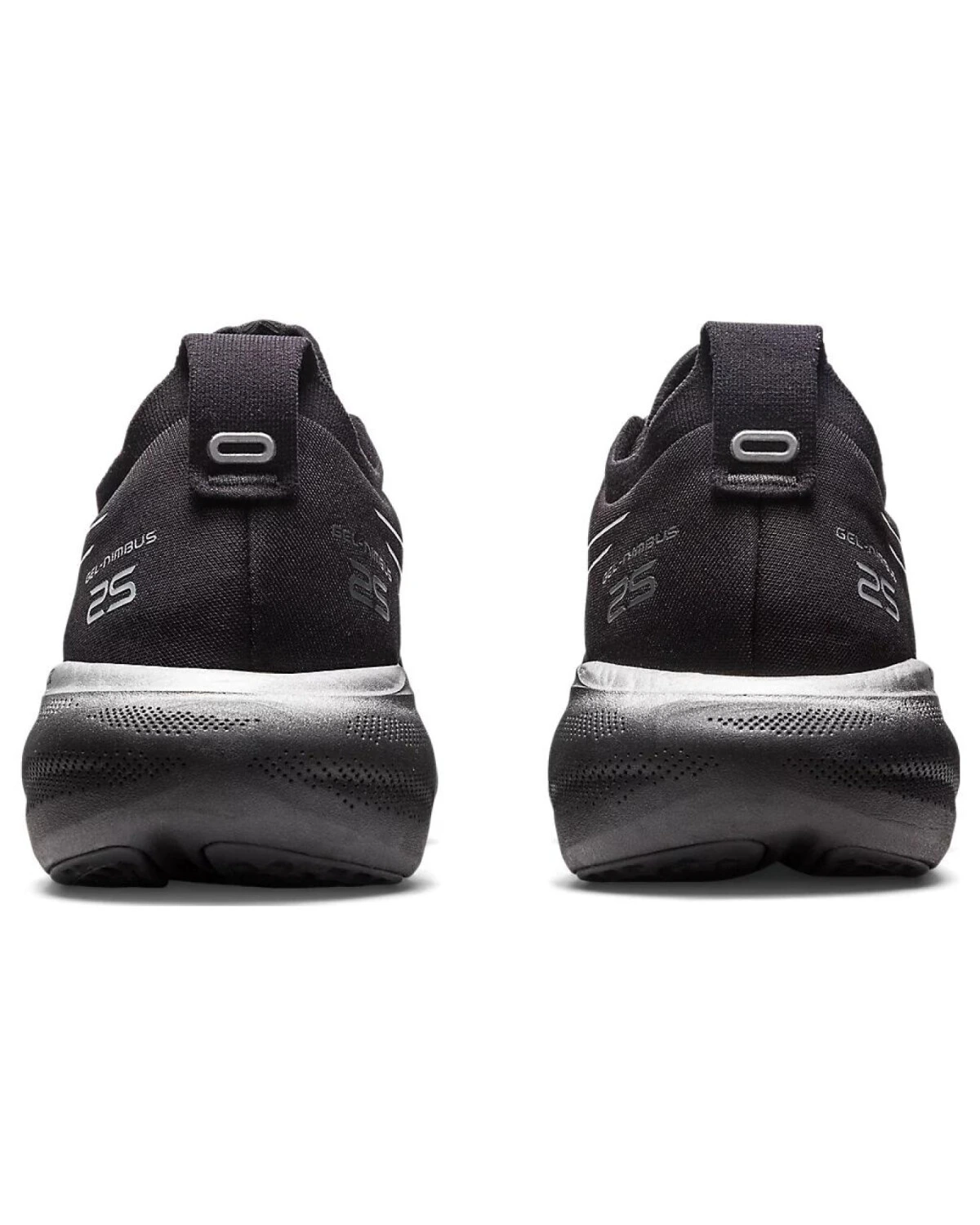Asics GEL-Nimbus 25 мужские кроссовки для марафона черно-серебристо-синие картинка