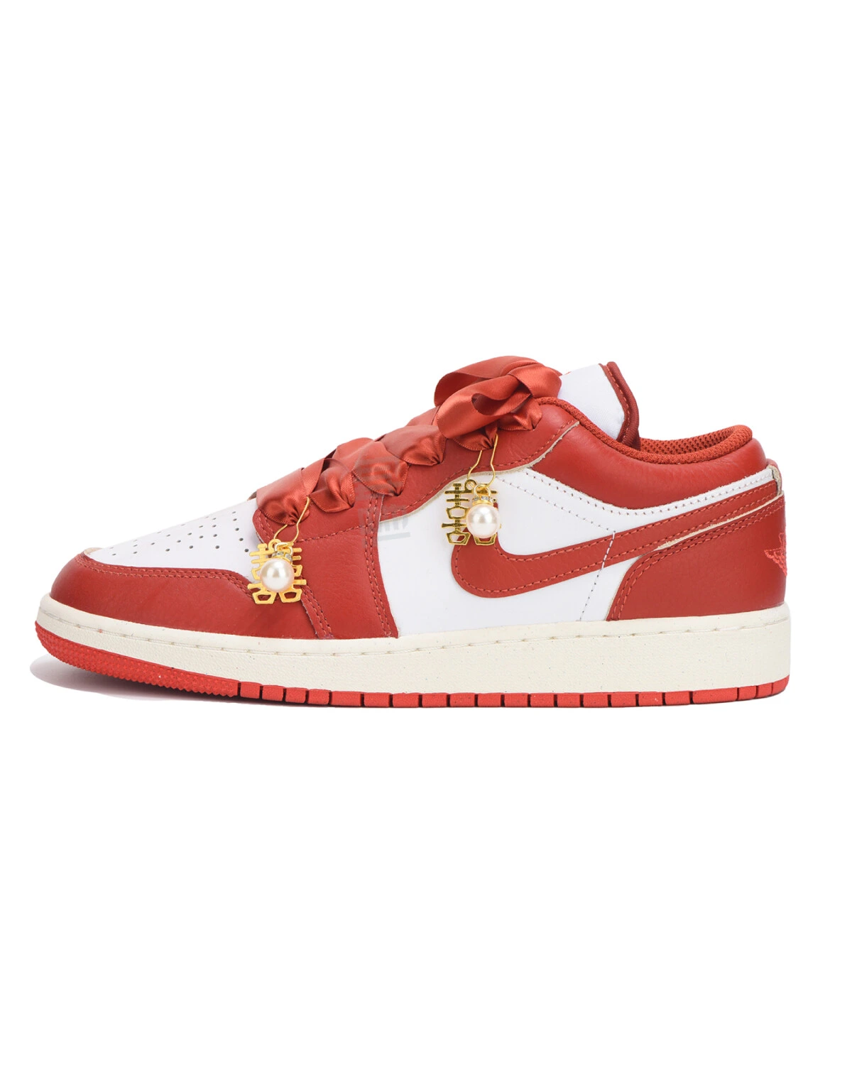 Jordan Air Jordan 1 Low женские кроссовки красные картинка