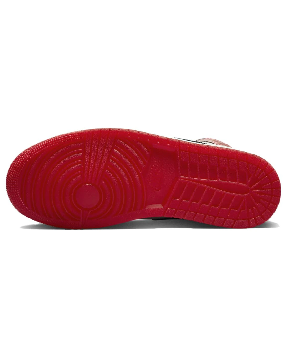 Jordan Air Jordan 1 кроссовки высокие кожаные красно-чёрные картинка