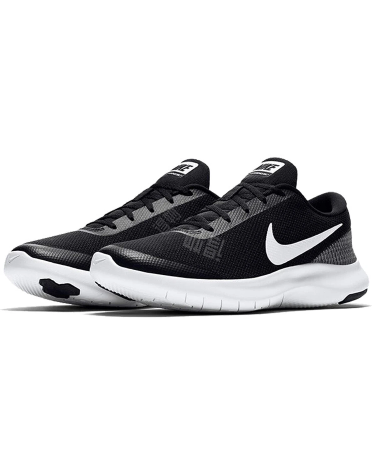Nike Flex Experience RN 7 мужские кроссовки тканевые дышащие черно-белые картинка