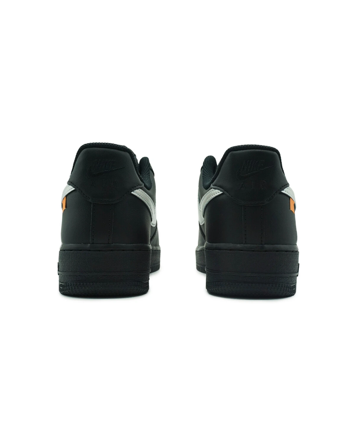 Nike Air Force 1 07 мужские и женские повседневные кроссовки черно-белые картинка