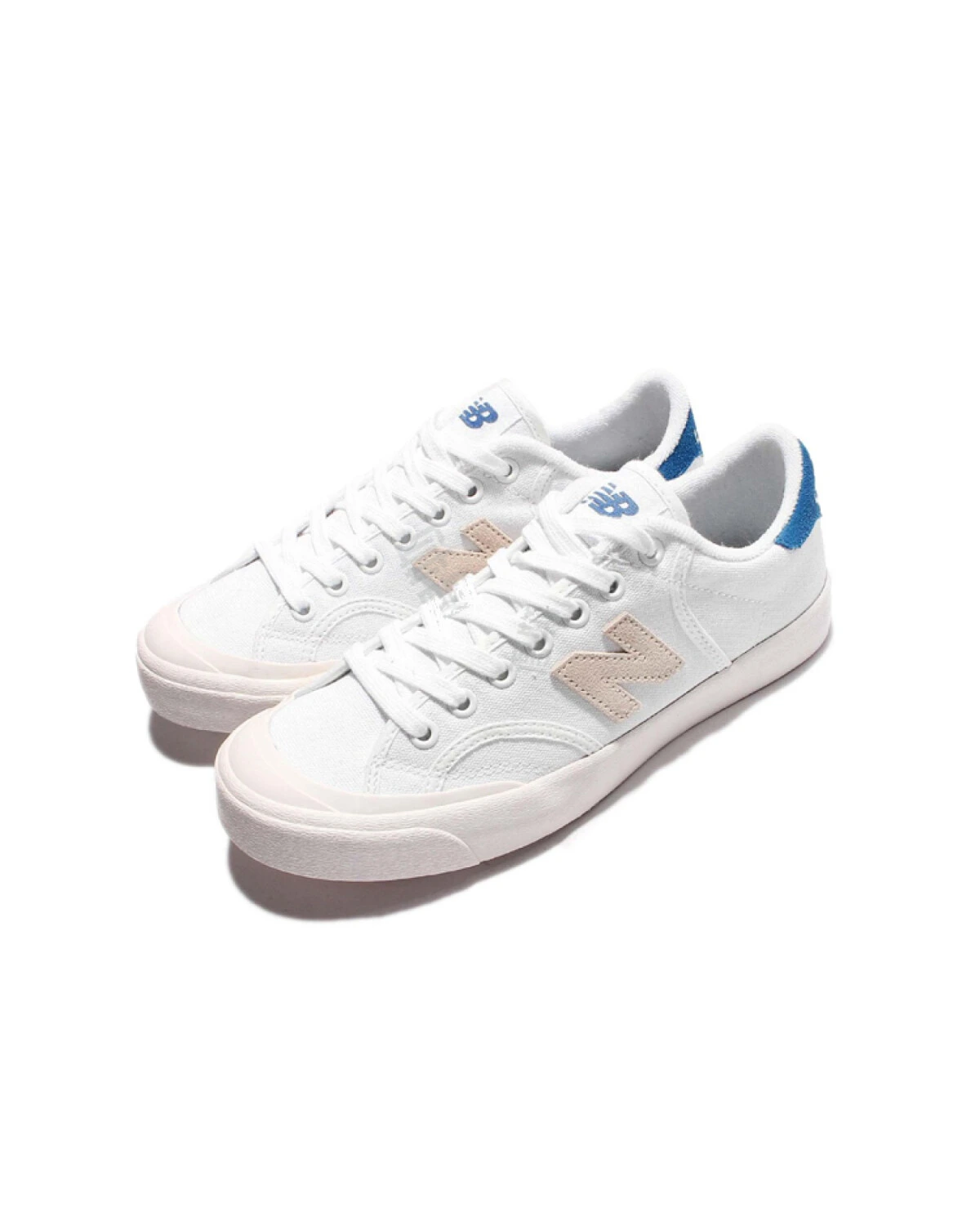 New Balance Court Cup unisex кеды бело-голубые картинка