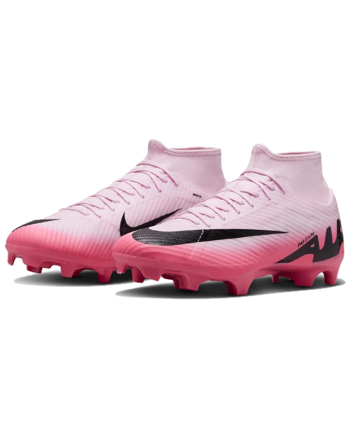 Nike Zoom Superfly 9 унисекс спортивные кроссовки высокие розово-черные картинка