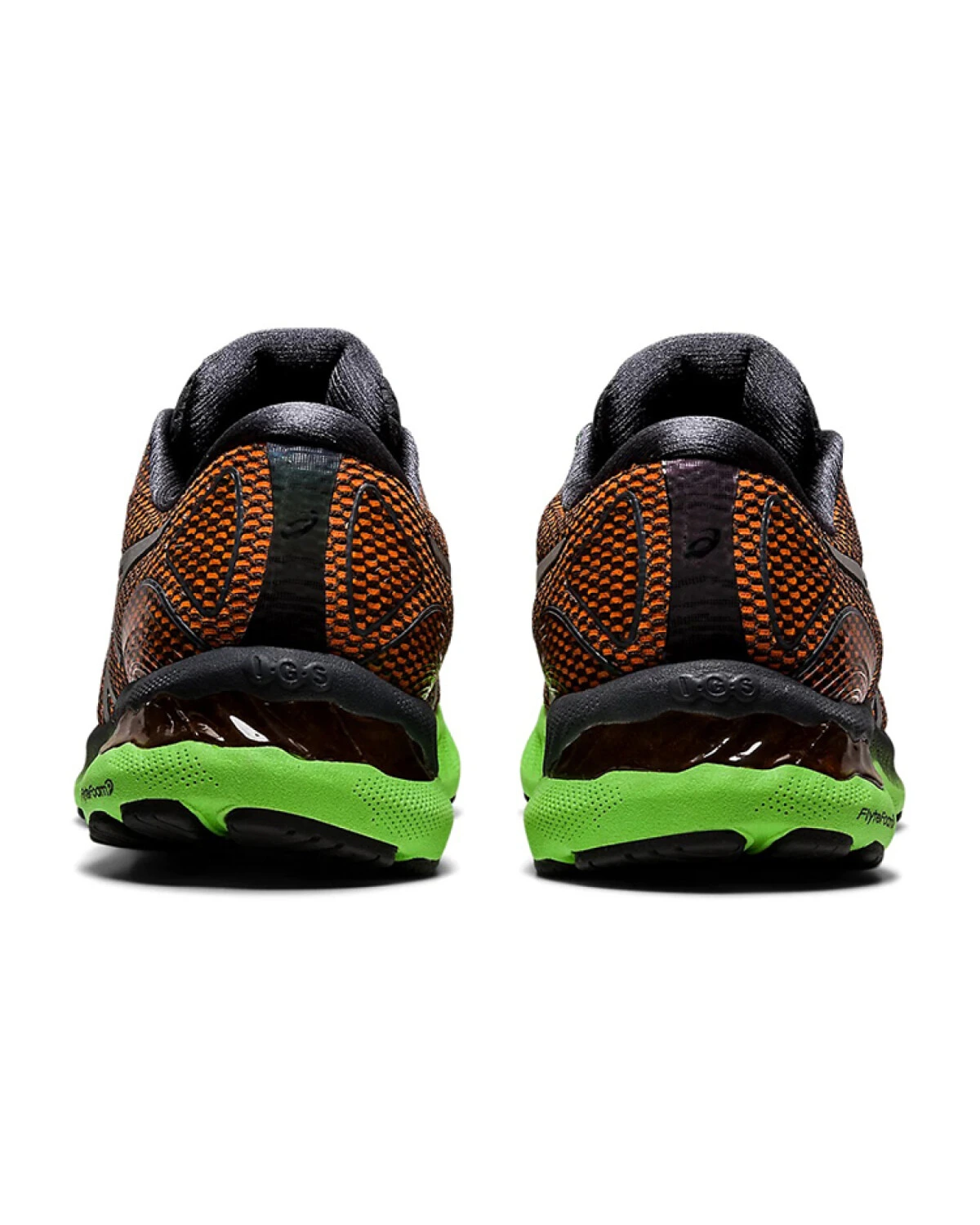 Asics GEL-Nimbus 23 мужские кроссовки для бега серо-оранжевые картинка