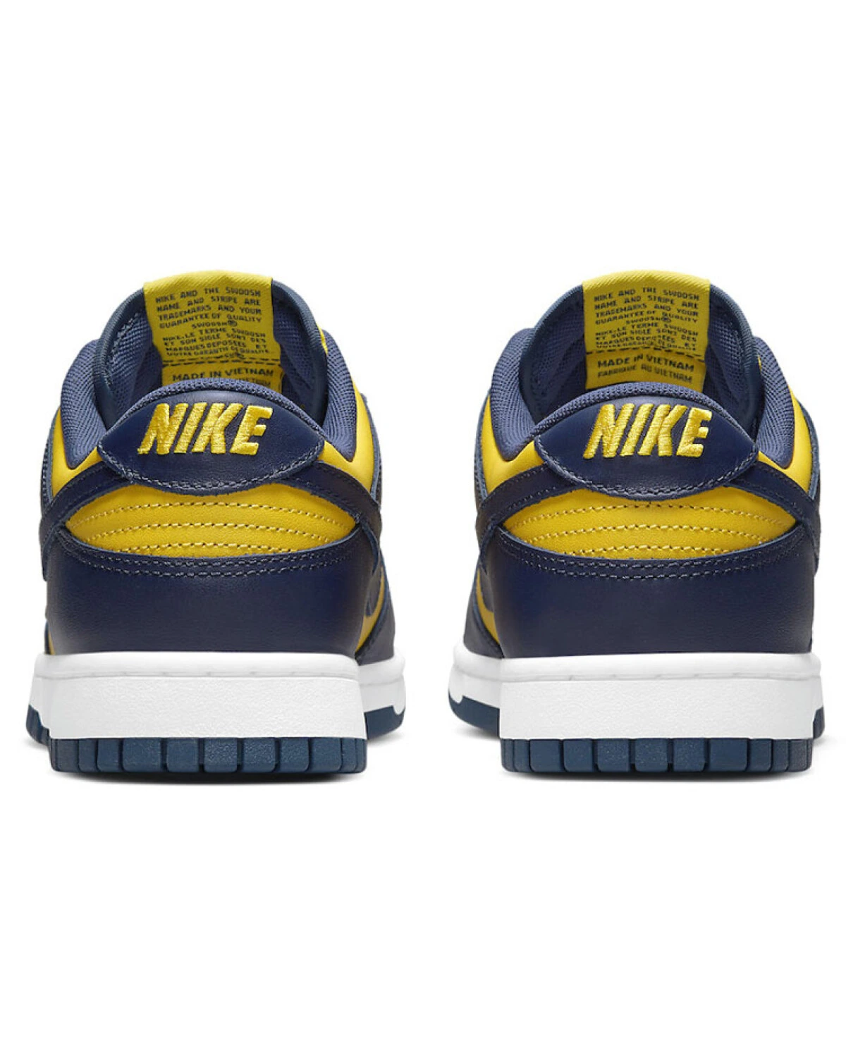 Nike Dunk Retro Varsity Maize унисекс кроссовки сине-желтые из синтетики картинка