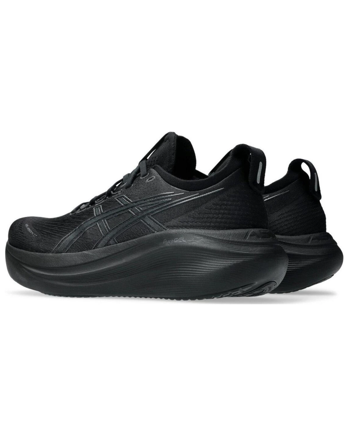 Asics GEL-NIMBUS 27 мужские кроссовки для бега с амортизацией черные картинка