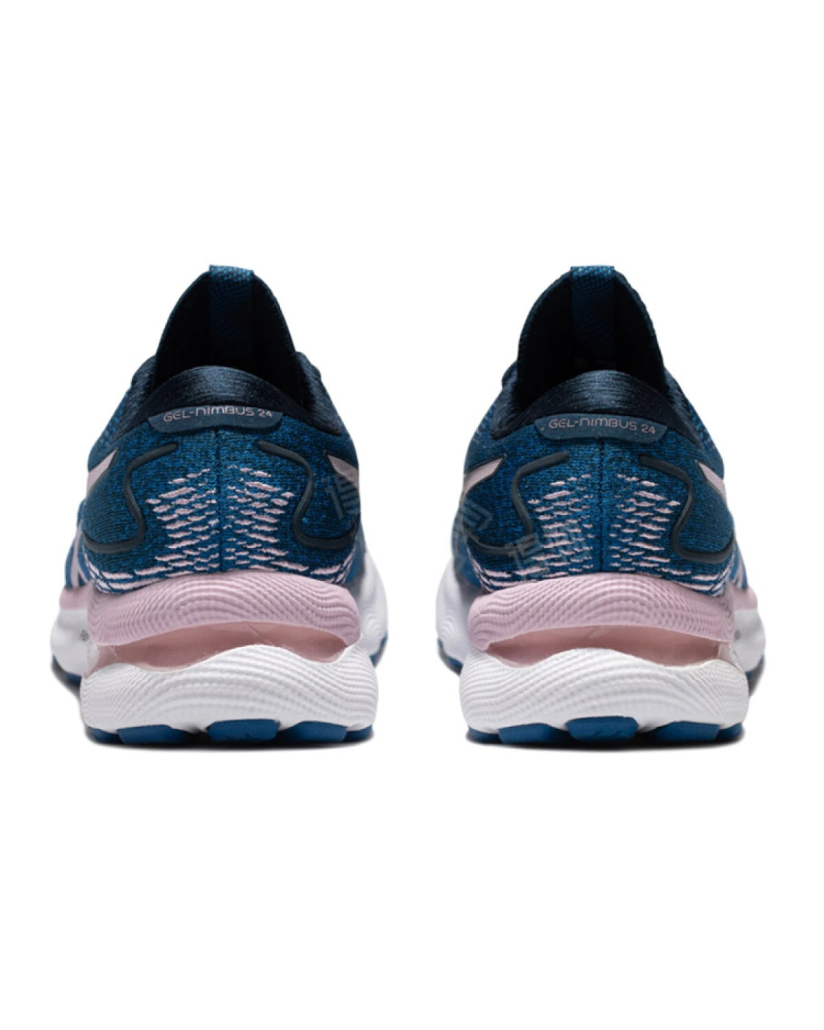 Asics GEL-Nimbus 24 женские спортивные кроссовки с амортизацией синие картинка