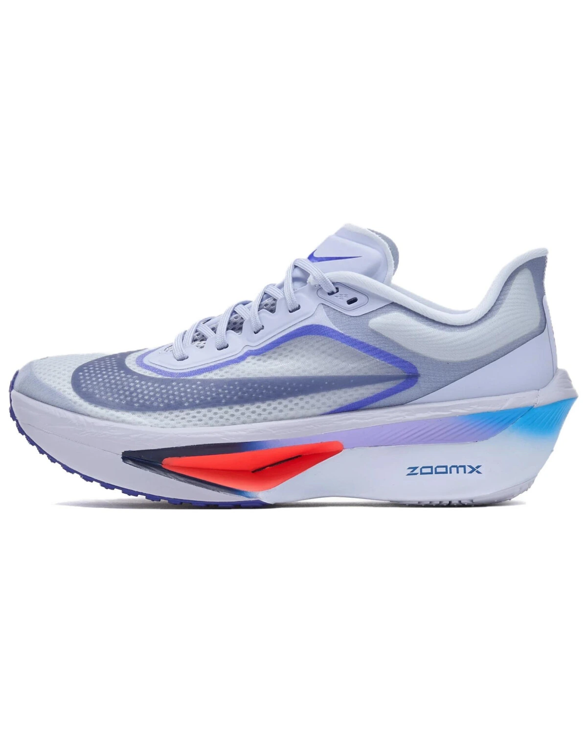 Nike Zoom Fly 6 мужские кроссовки для бега серо-голубые с амортизацией и поддержкой картинка