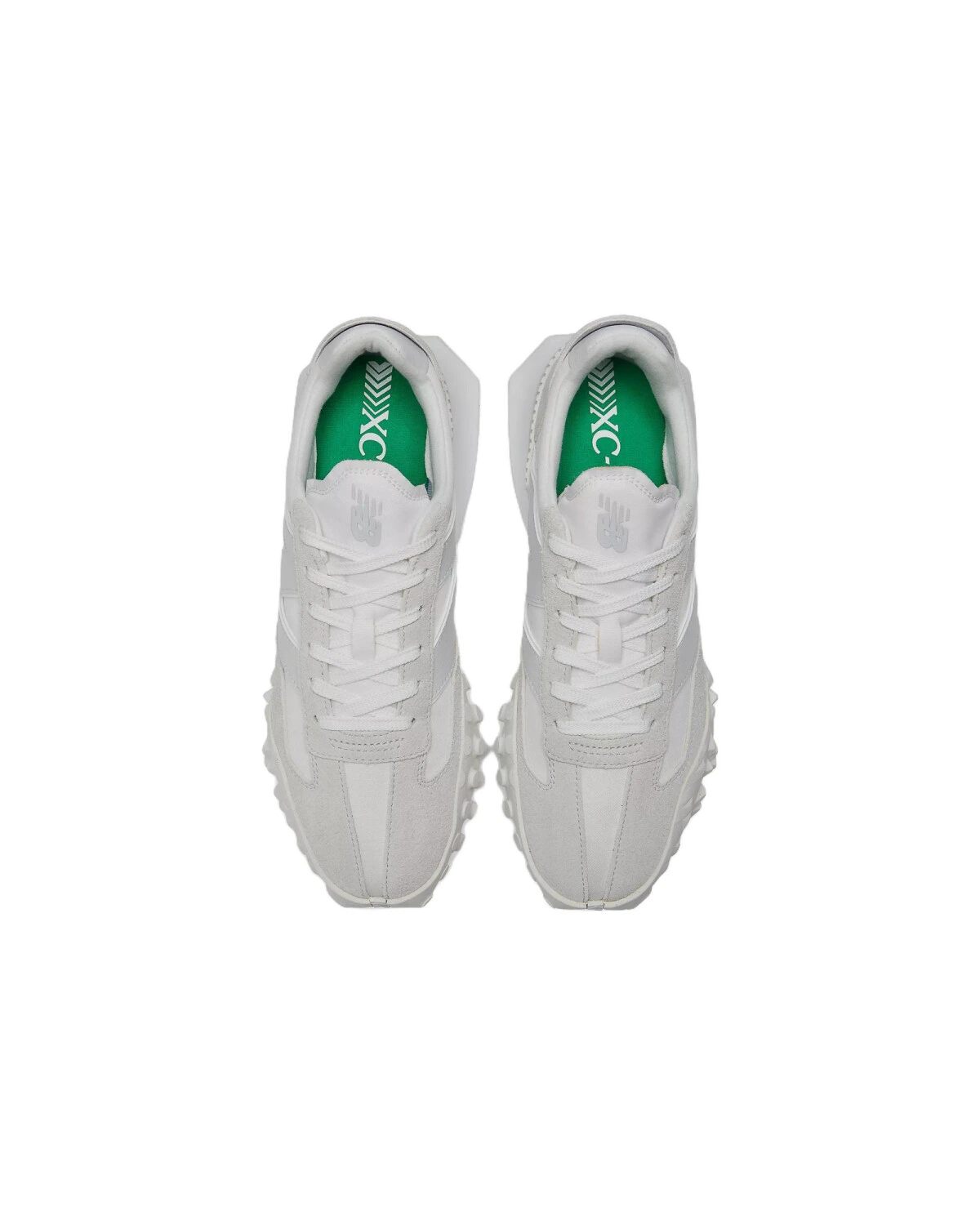 New Balance XC 72 кроссовки белые повседневные ткань/замша картинка