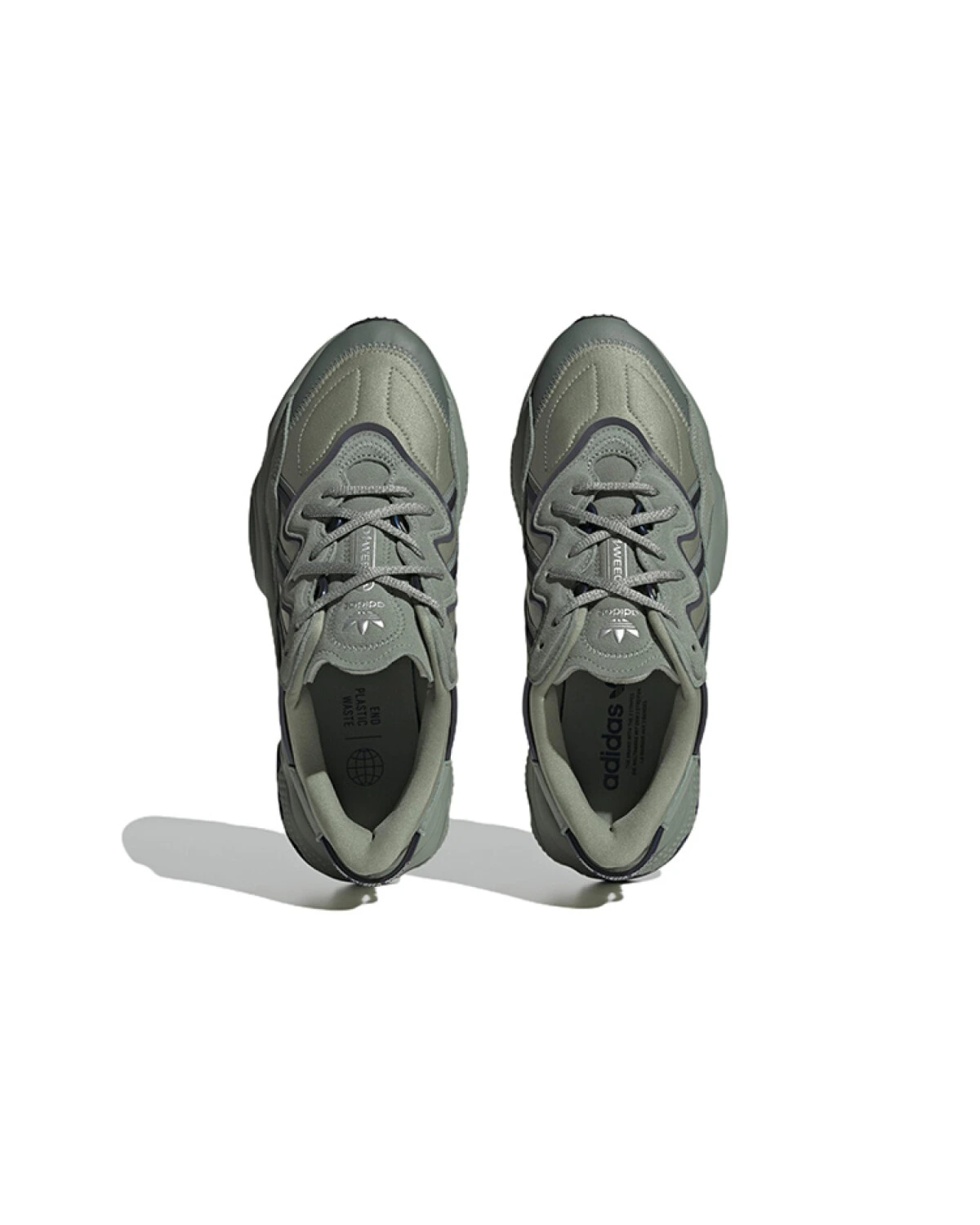 Adidas Originals Ozweego унисекс повседневные кроссовки текстиль и кожа картинка