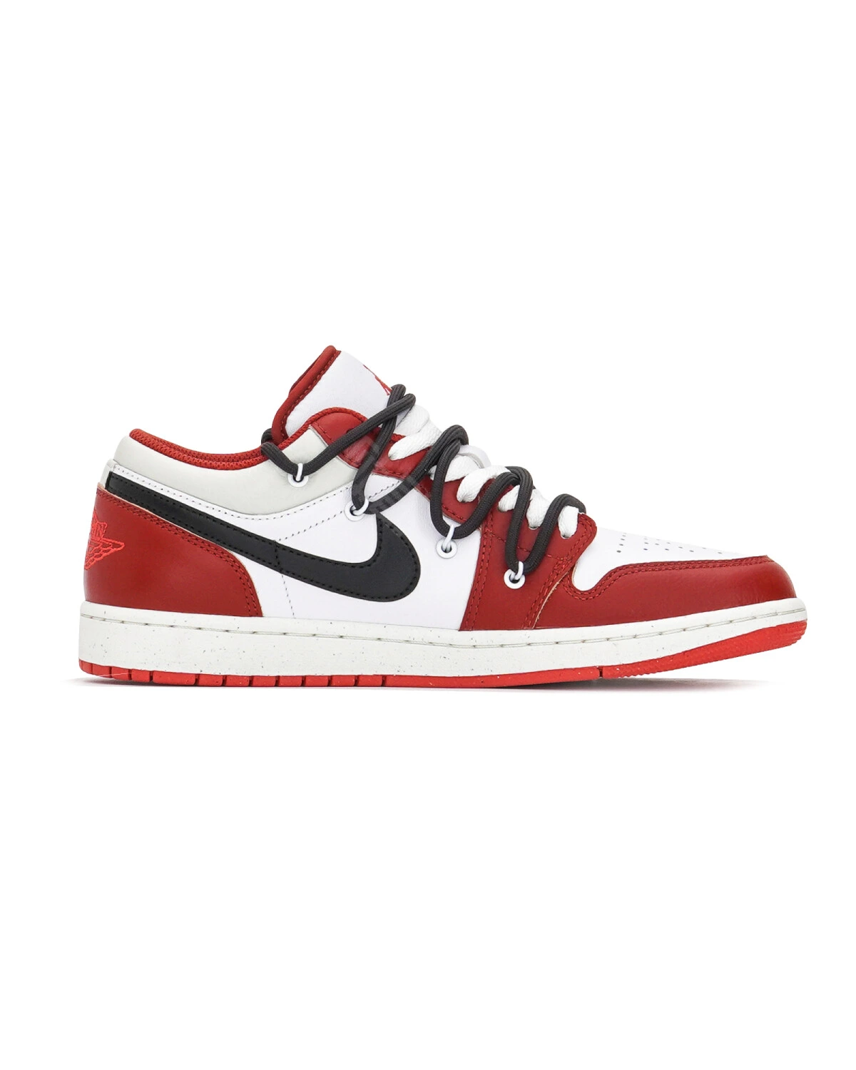 Jordan Air Jordan 1 мужские кроссовки бело-красные картинка