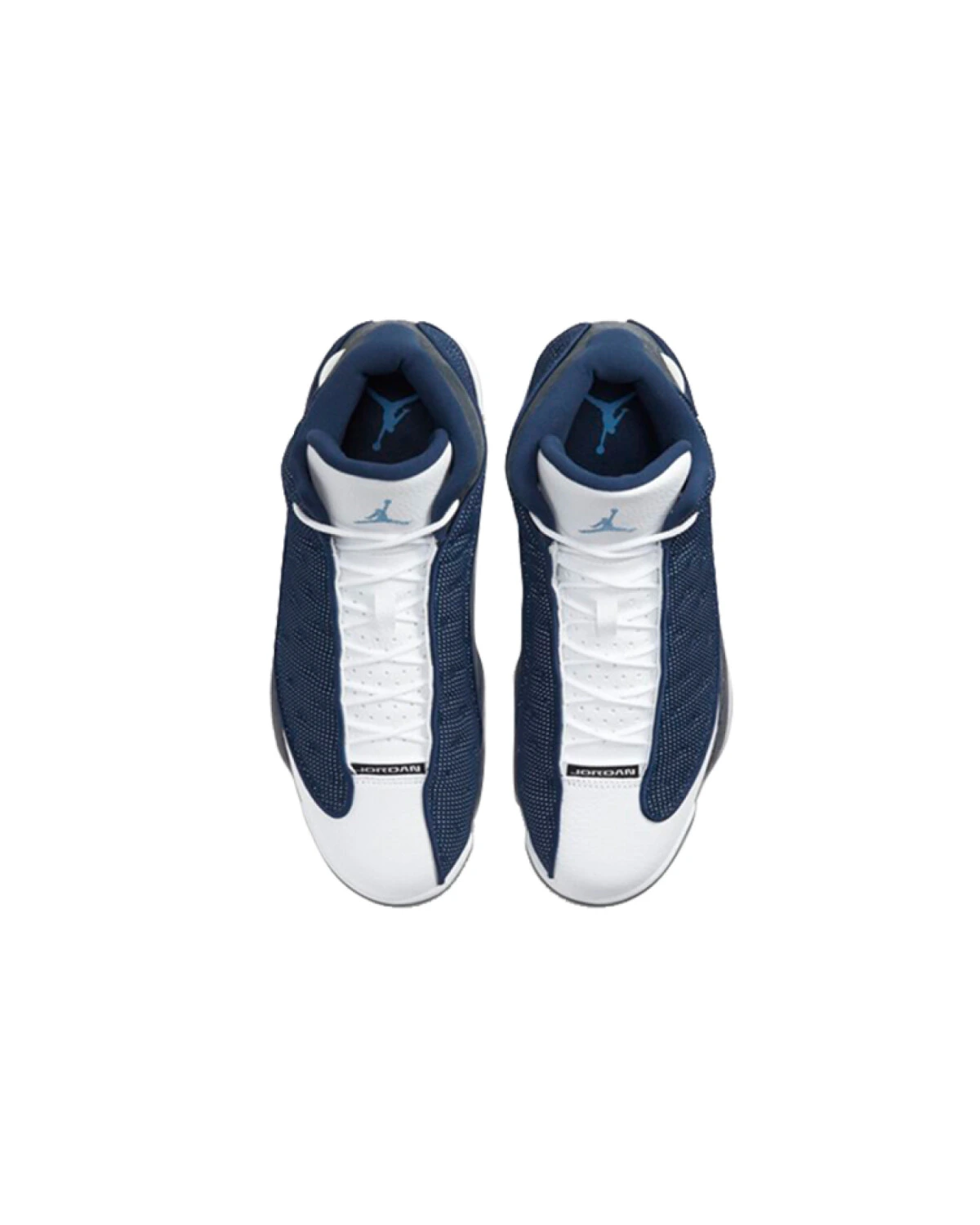 Jordan Air Jordan 13 унисекс кроссовки мид-топ сине-белые кожаные картинка
