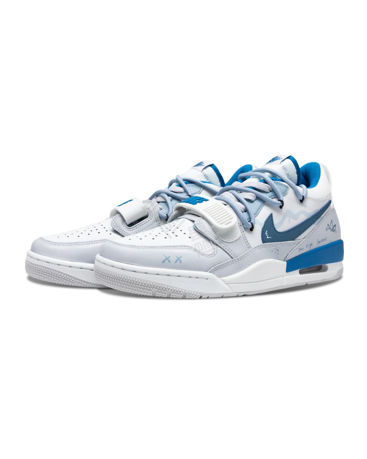 Jordan Legacy 312 мужские спортивные кроссовки американский хай-стрит сине-серые картинка