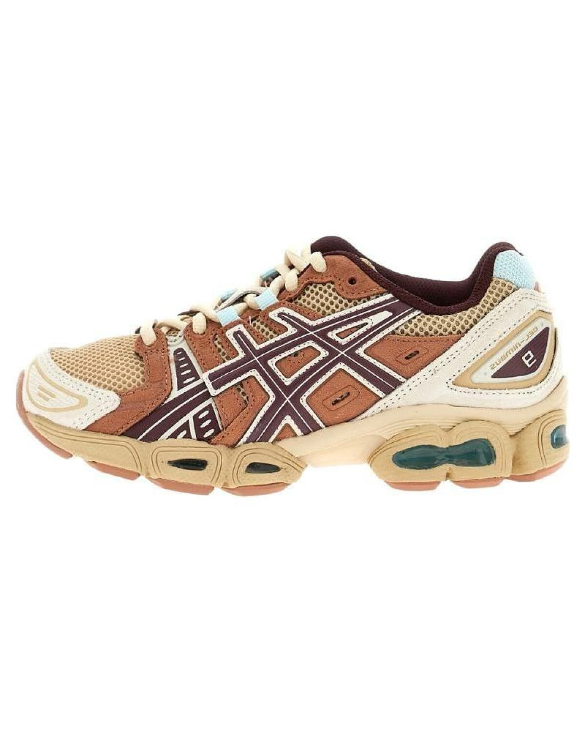 Asics GEL-Nimbus 9 женские кроссовки коричневые с амортизацией картинка