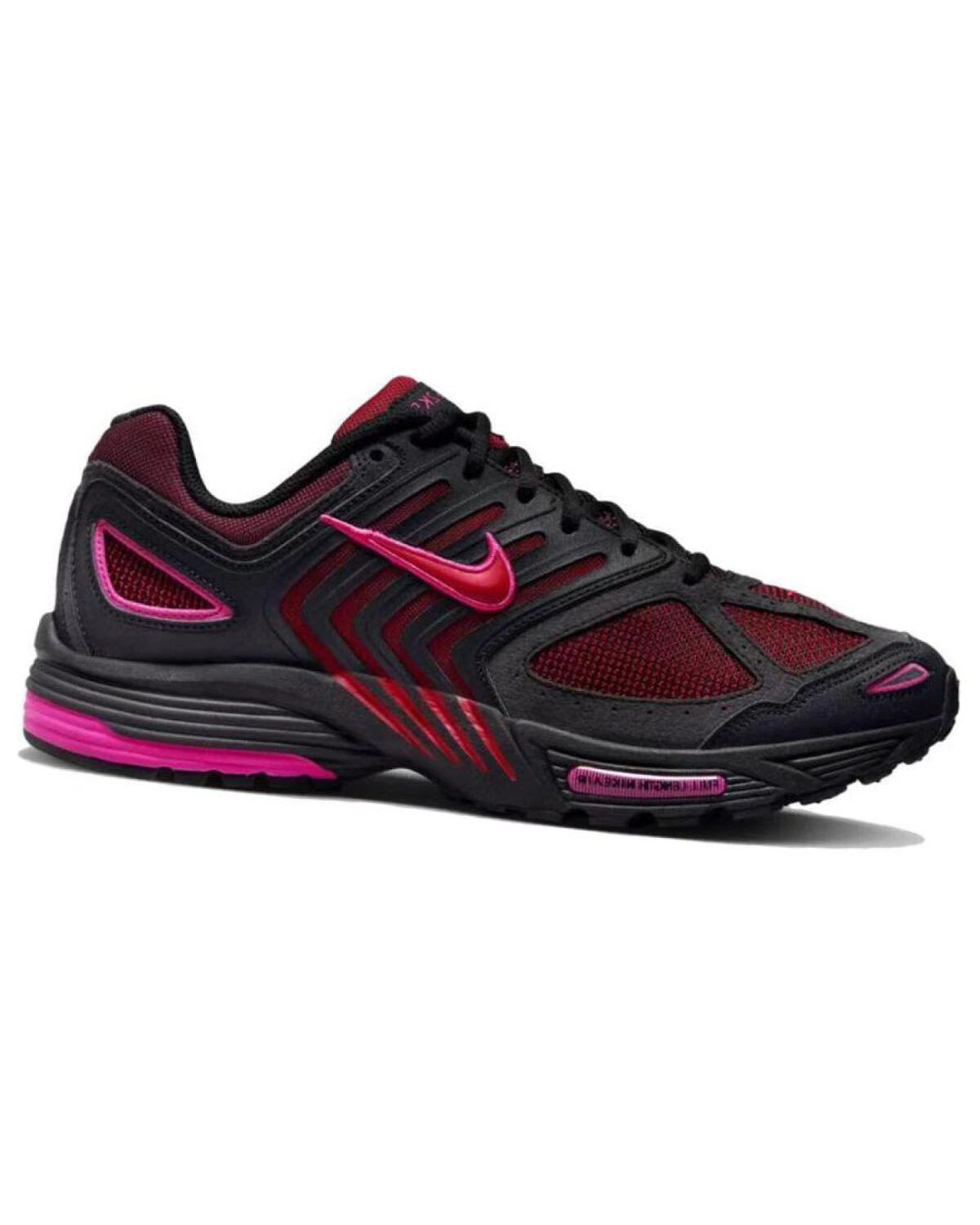 Nike Air Pegasus 2005 унисекс кроссовки черно-красные картинка