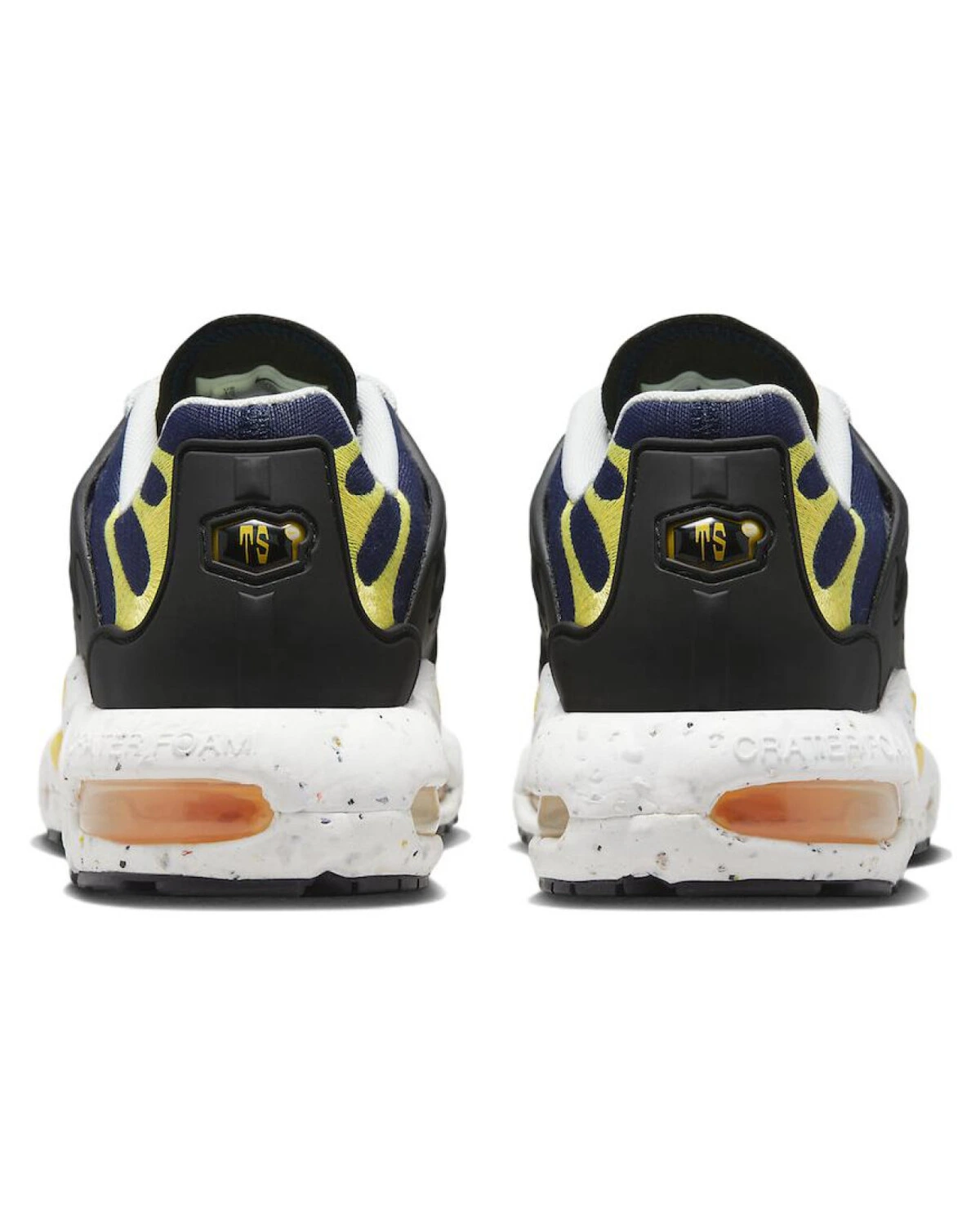 Nike Air Max Terrascape Plus унисекс кроссовки сине-желтые с воздушной подушкой картинка