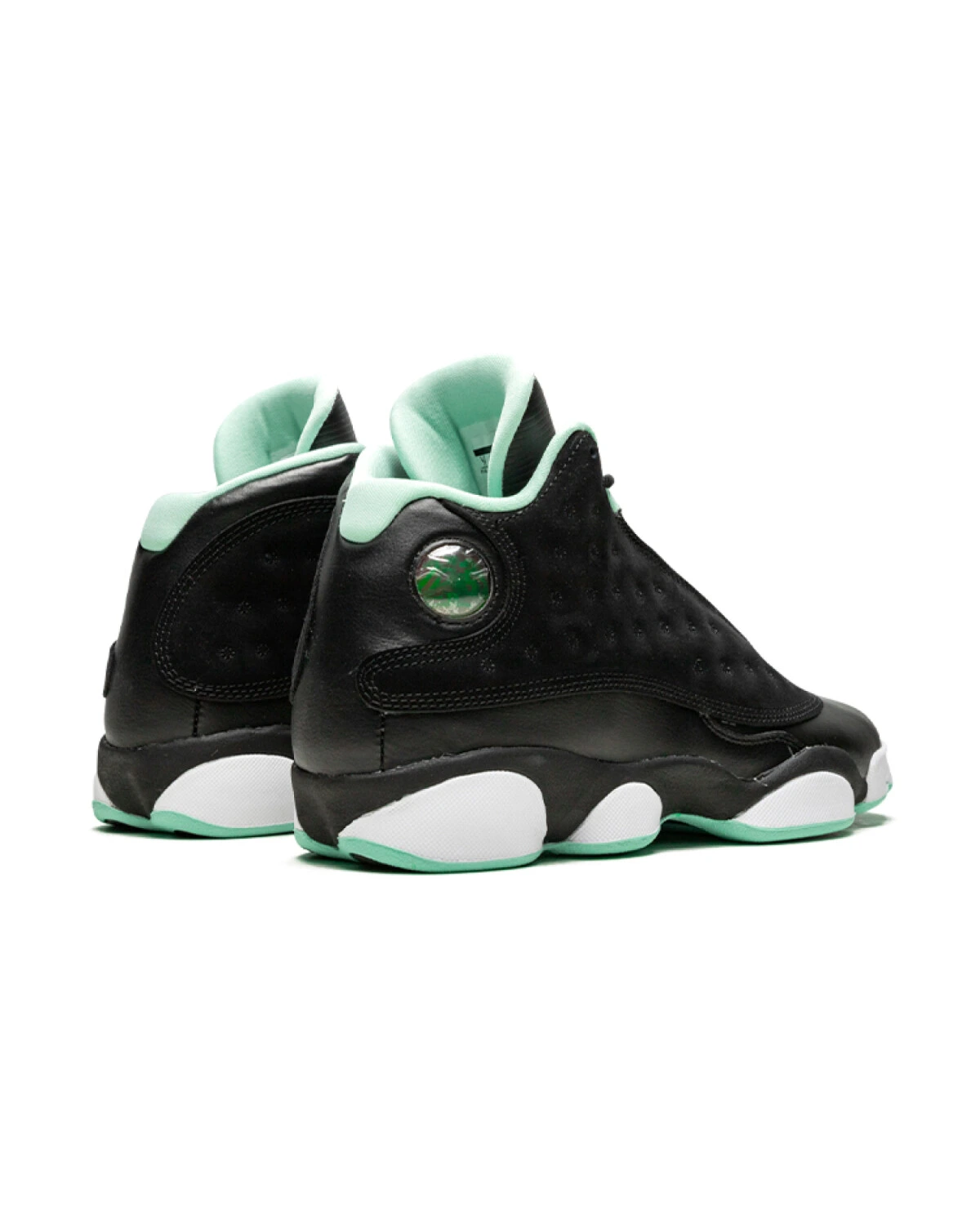 Jordan Air Jordan 13 Retro детские кроссовки высокие черно-белые картинка