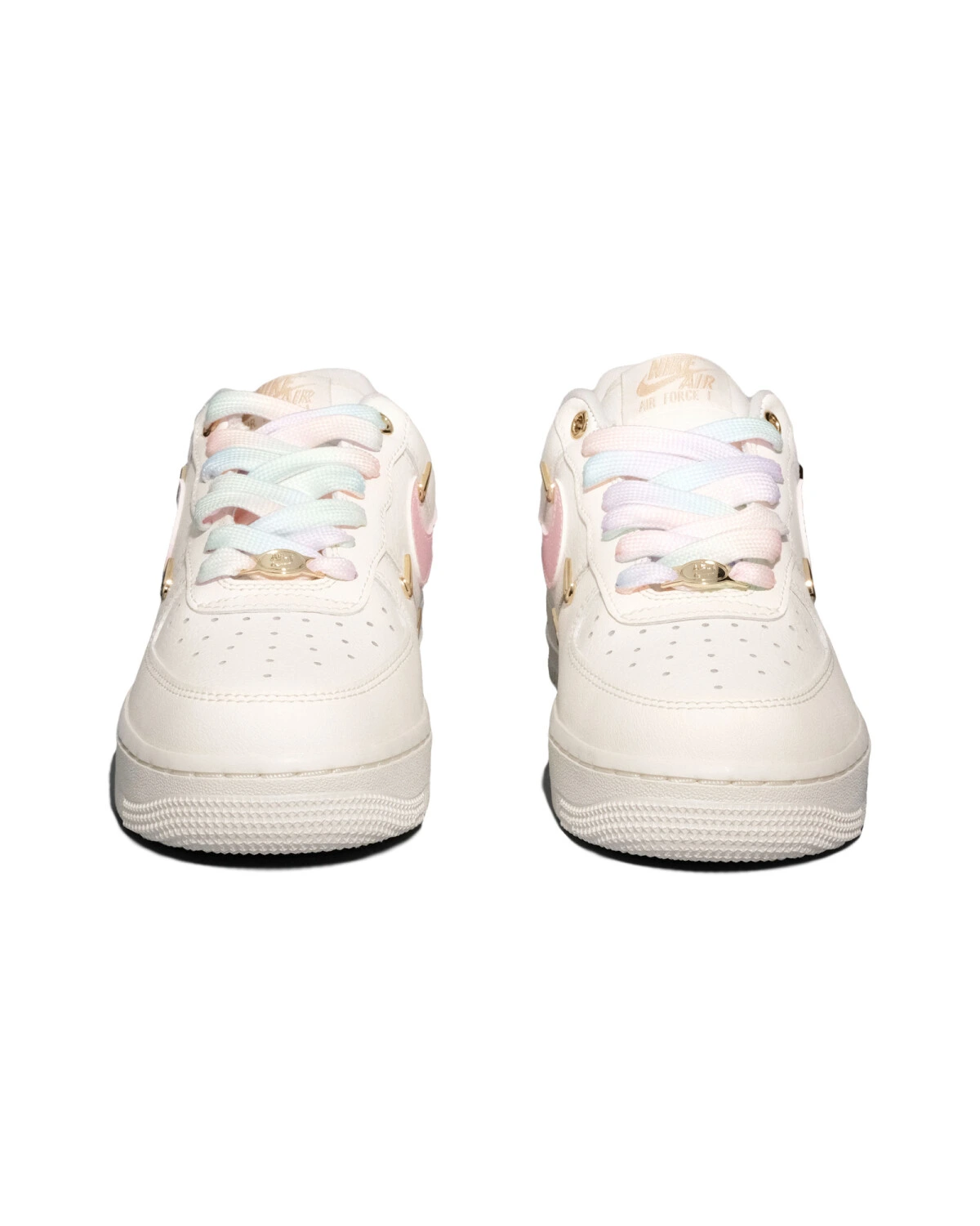 Nike Air Force 1 женские кроссовки белые с цветочным принтом картинка