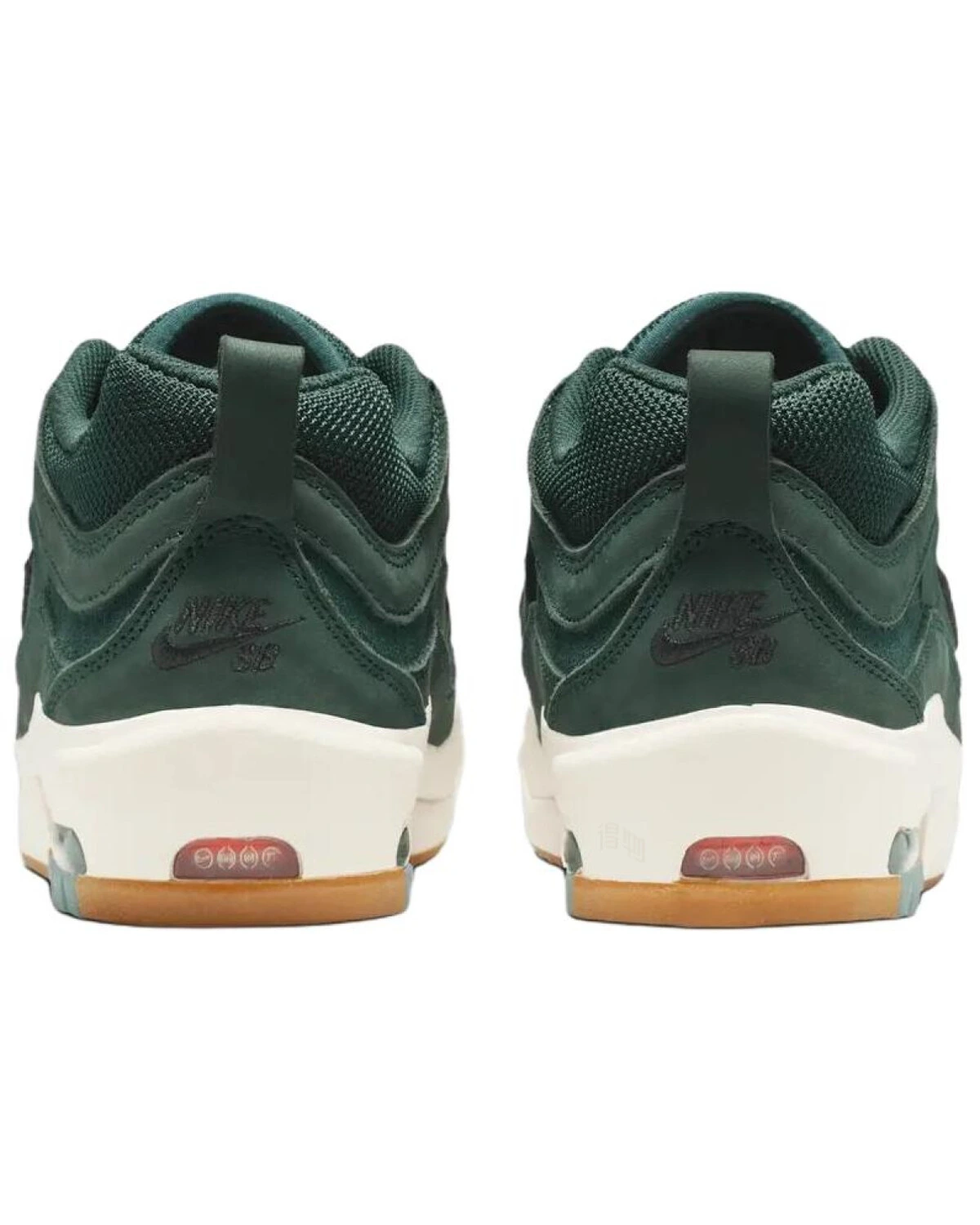 Nike Air Max Ishod унисекс кроссовки из замши темно-зеленые картинка