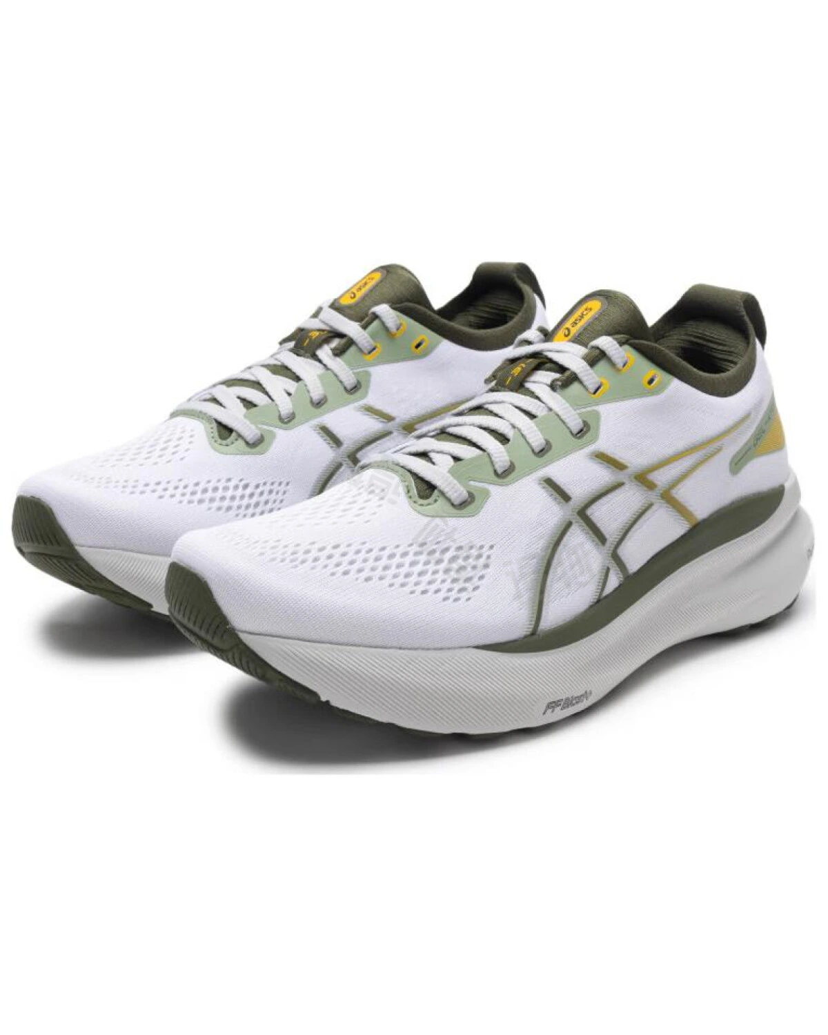 Asics Gel-Kayano 31 мужские кроссовки стабильные воздухопроницаемые бело-зеленые картинка