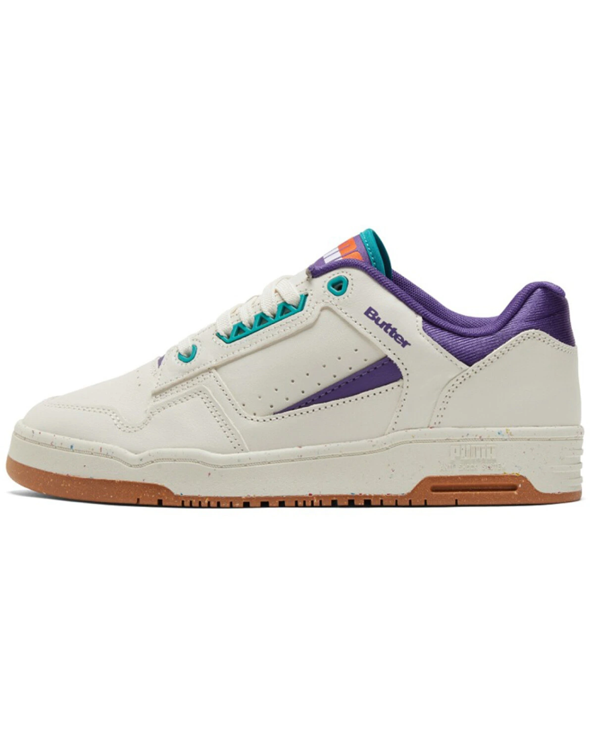PUMA Slipstream унисекс кроссовки белые с фиолетовыми вставками картинка