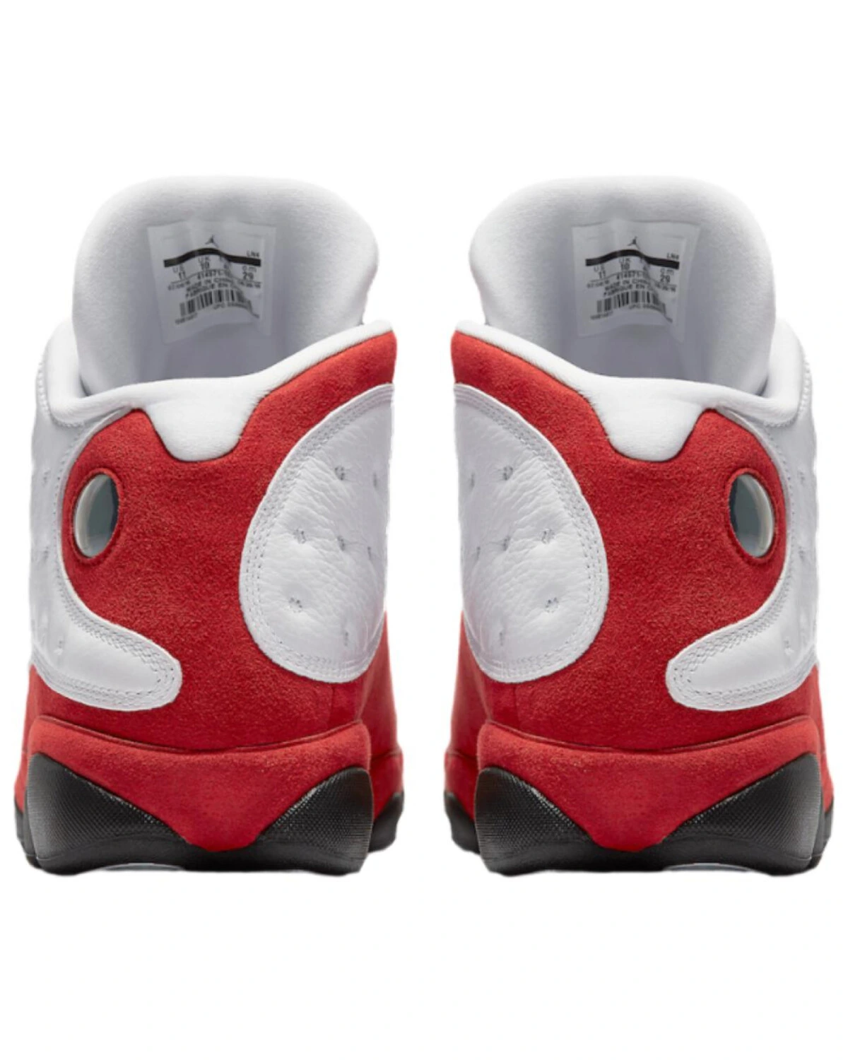 Jordan Air Jordan 13 Unisex кроссовки бело-красные средние картинка
