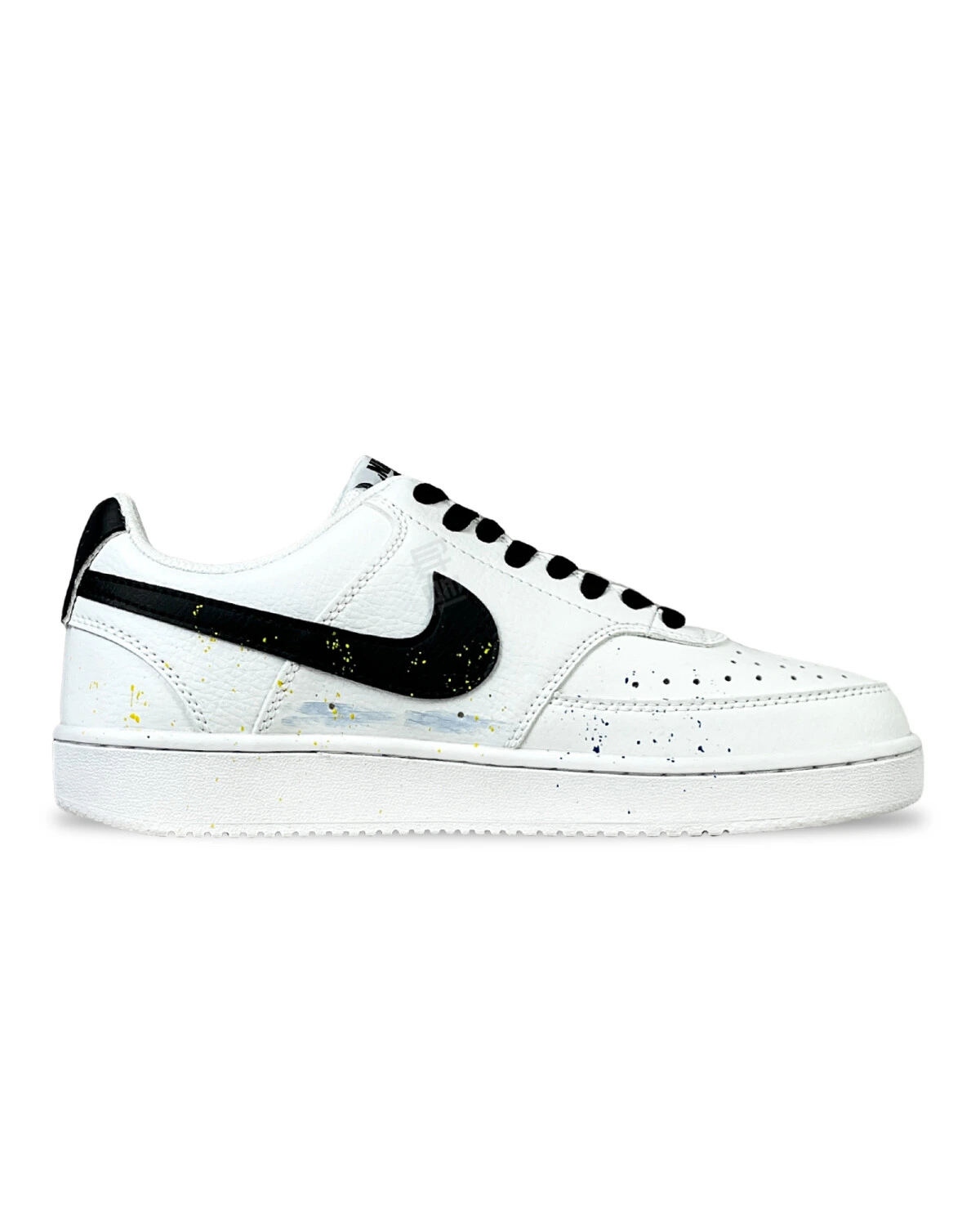 Nike Court Vision 1 Low Team528 мужские кроссовки бело-черные картинка