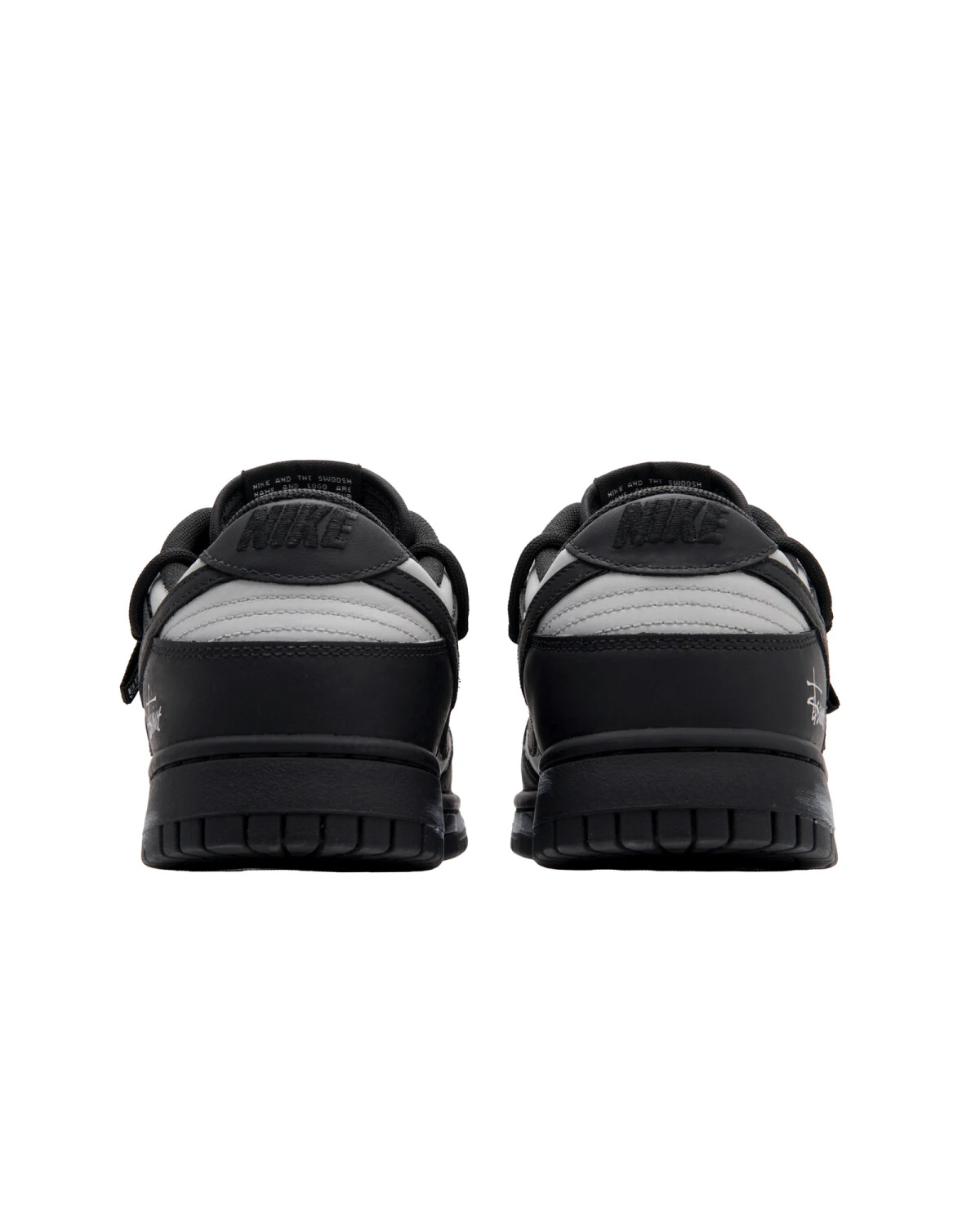 Nike Dunk женские кроссовки черно-серые уличные картинка