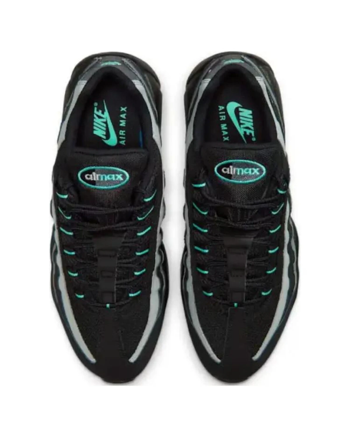 Nike Air Max 95 унисекс кроссовки черные повседневные картинка