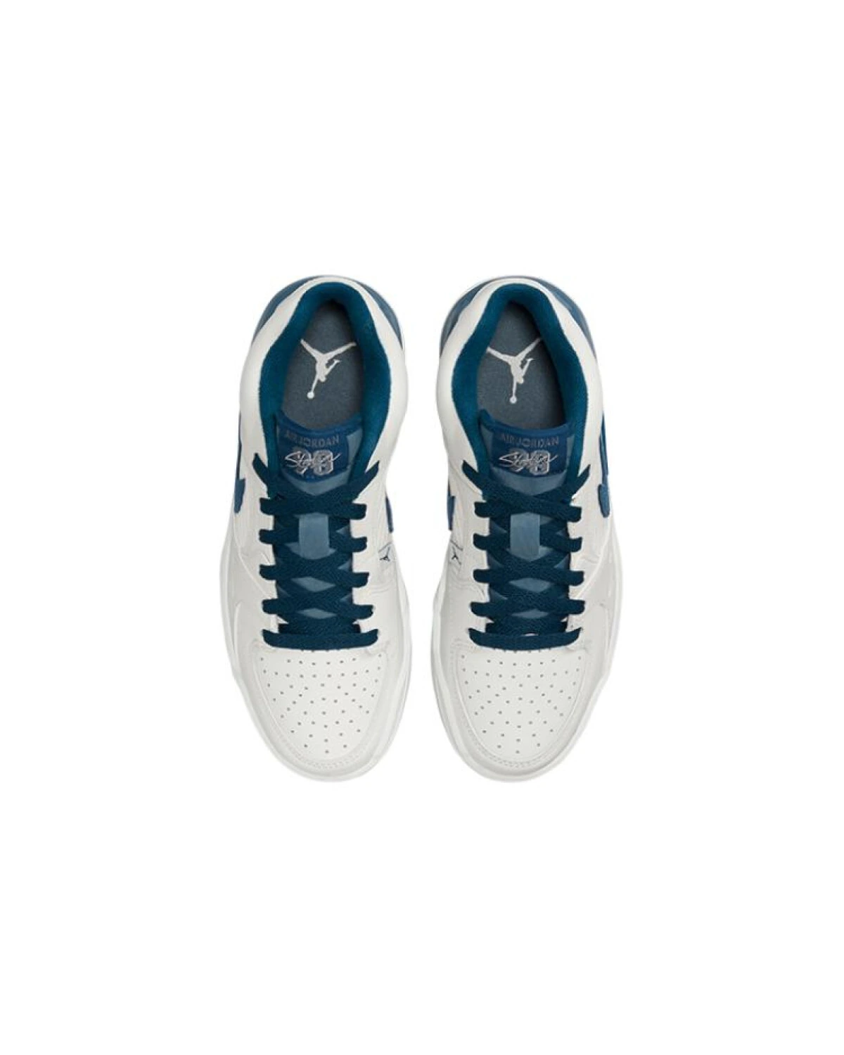 Jordan Stadium 90 "White Teal" женские кроссовки из синтетики бело-голубые картинка
